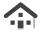 Residential icon white small